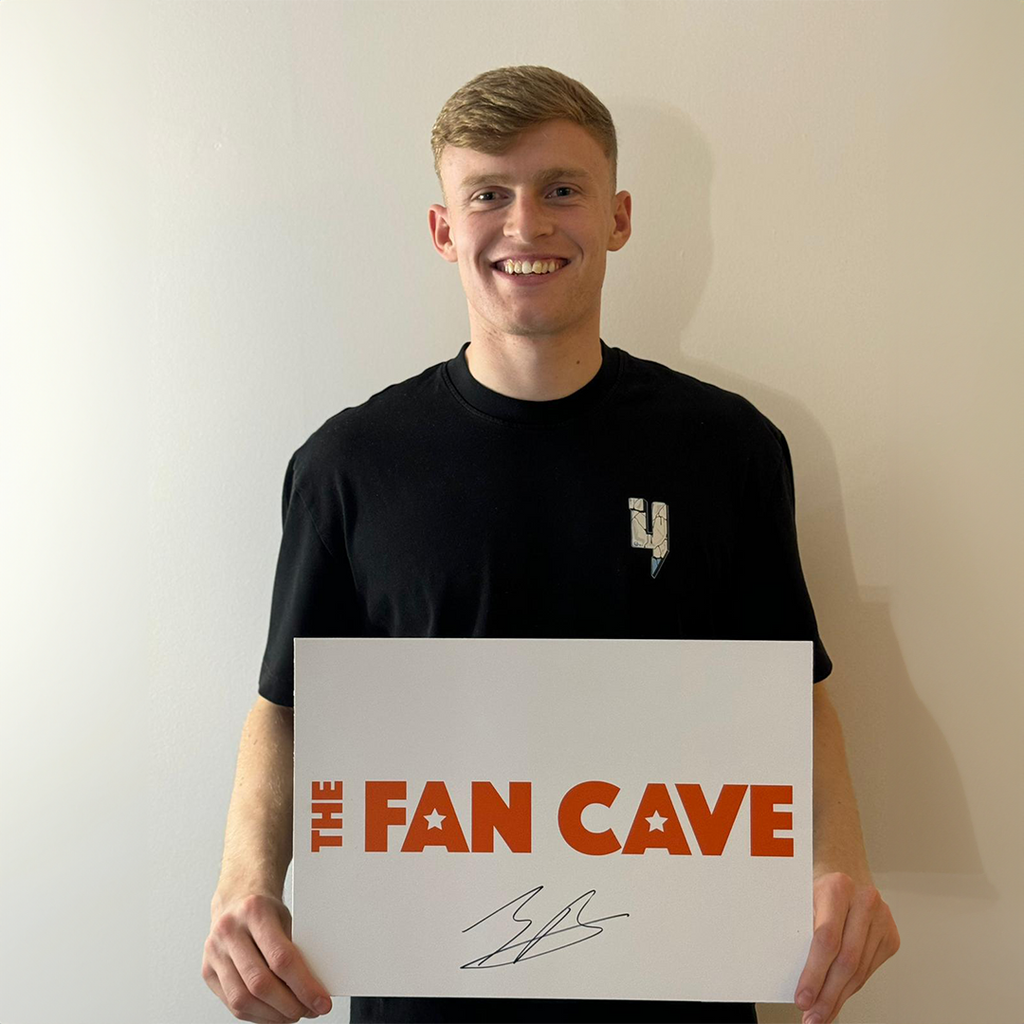 Jarrad Branthwaite Signs for The Fan Cave Memorabilia