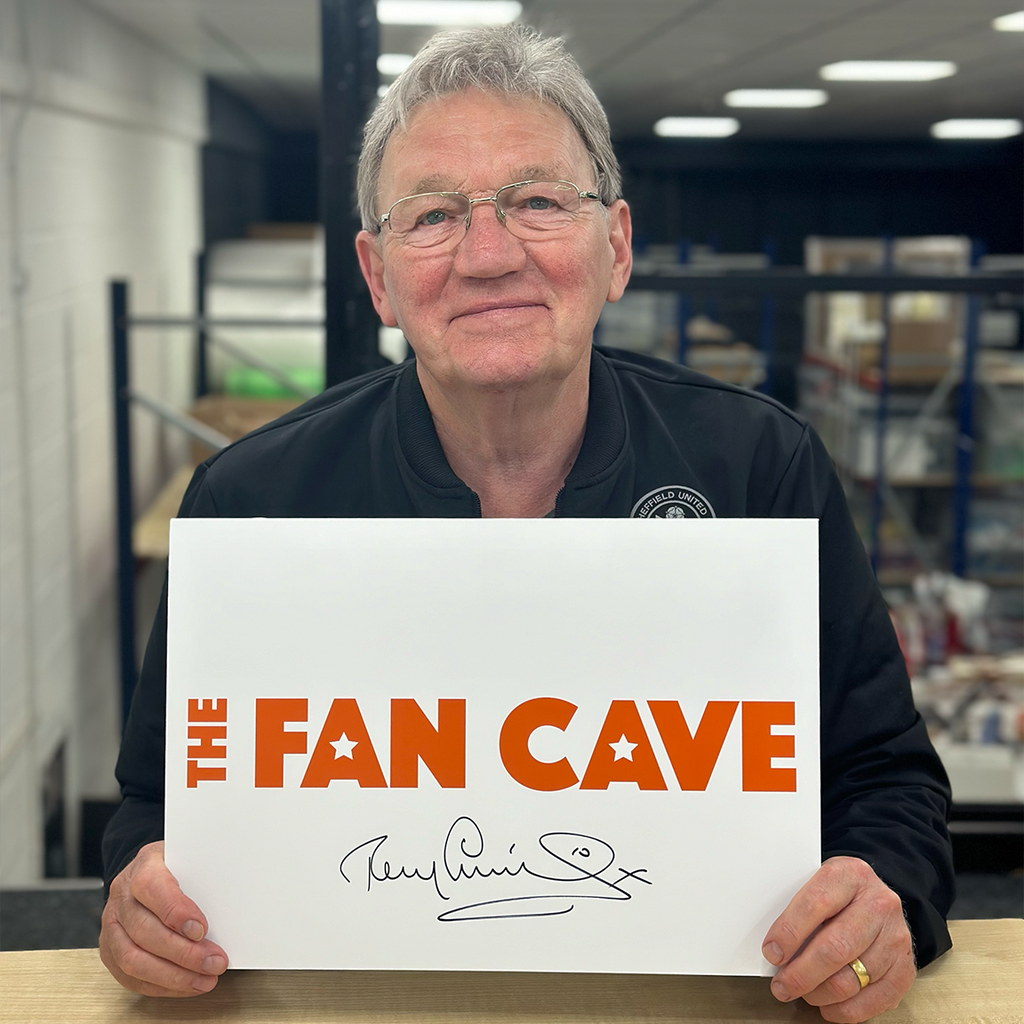 Celebrating a Legend: Tony Currie Signs Memorabilia with The Fan Cave Memorabilia