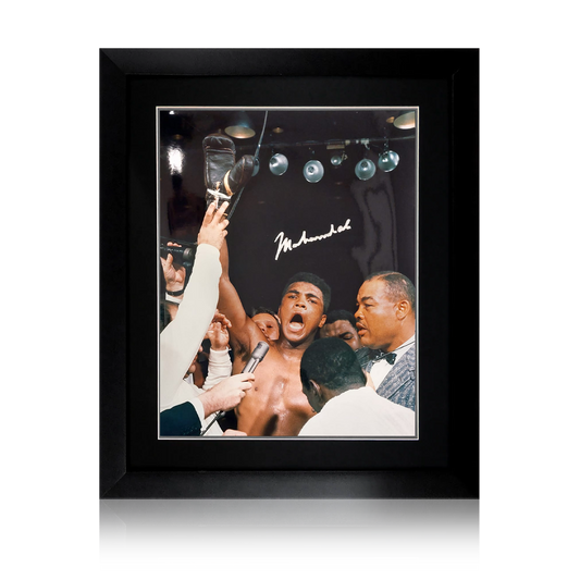 Muhammad Ali Signed Display
