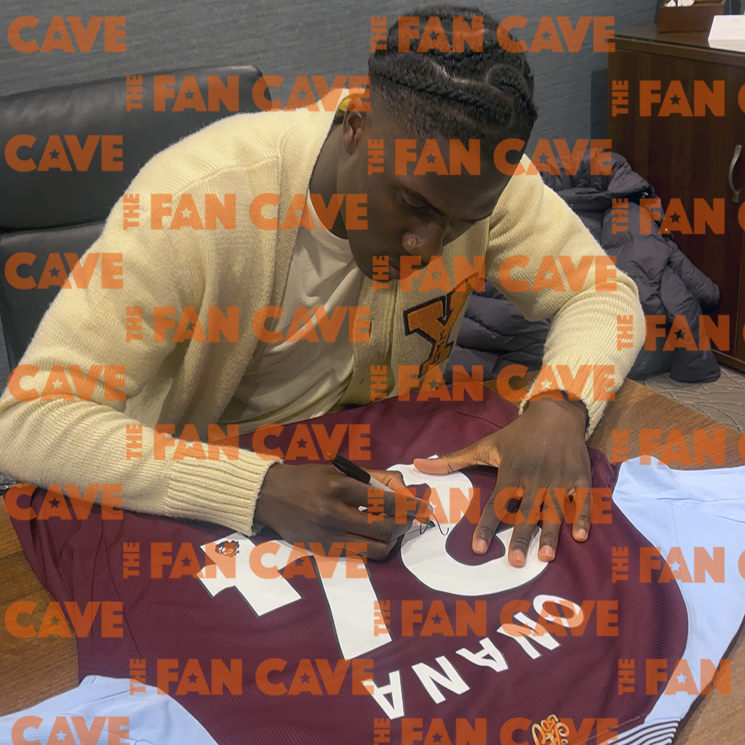 Amadou Onana Signed Aston Villa Shirt Classic Frame