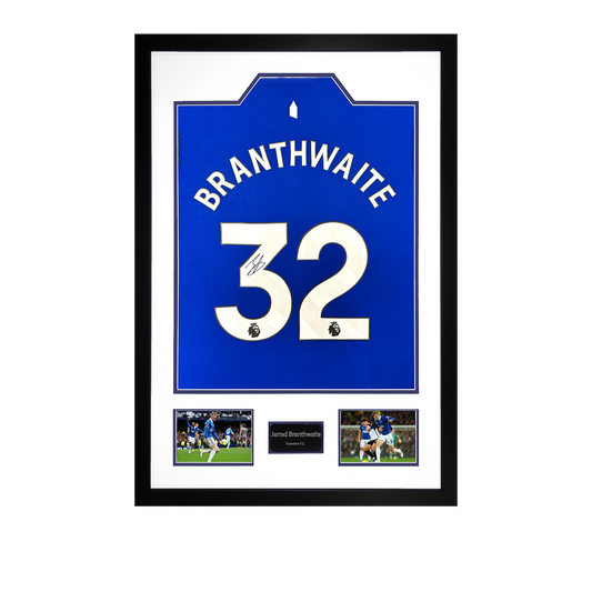 Jarrad Branthwaite Signed Everton Shirt Display #1