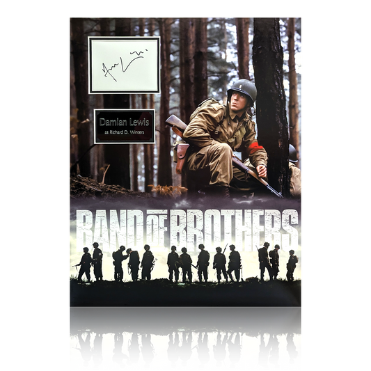 Damian Lewis Band Of Brothers Signed Mount Display