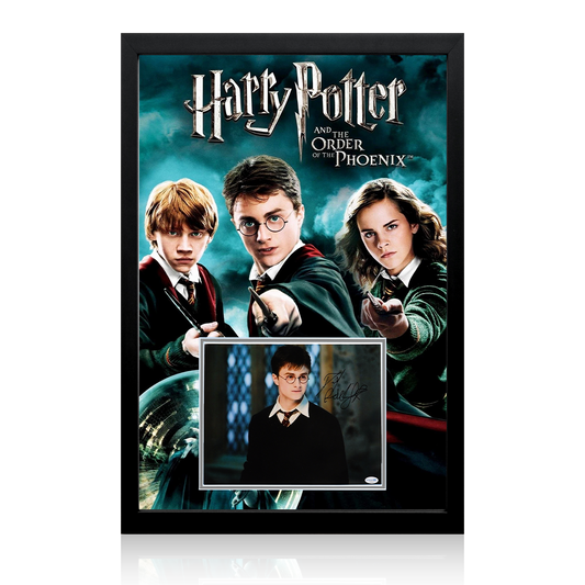 Daniel Radcliffe Signed Harry Potter Image Display (ACOA)