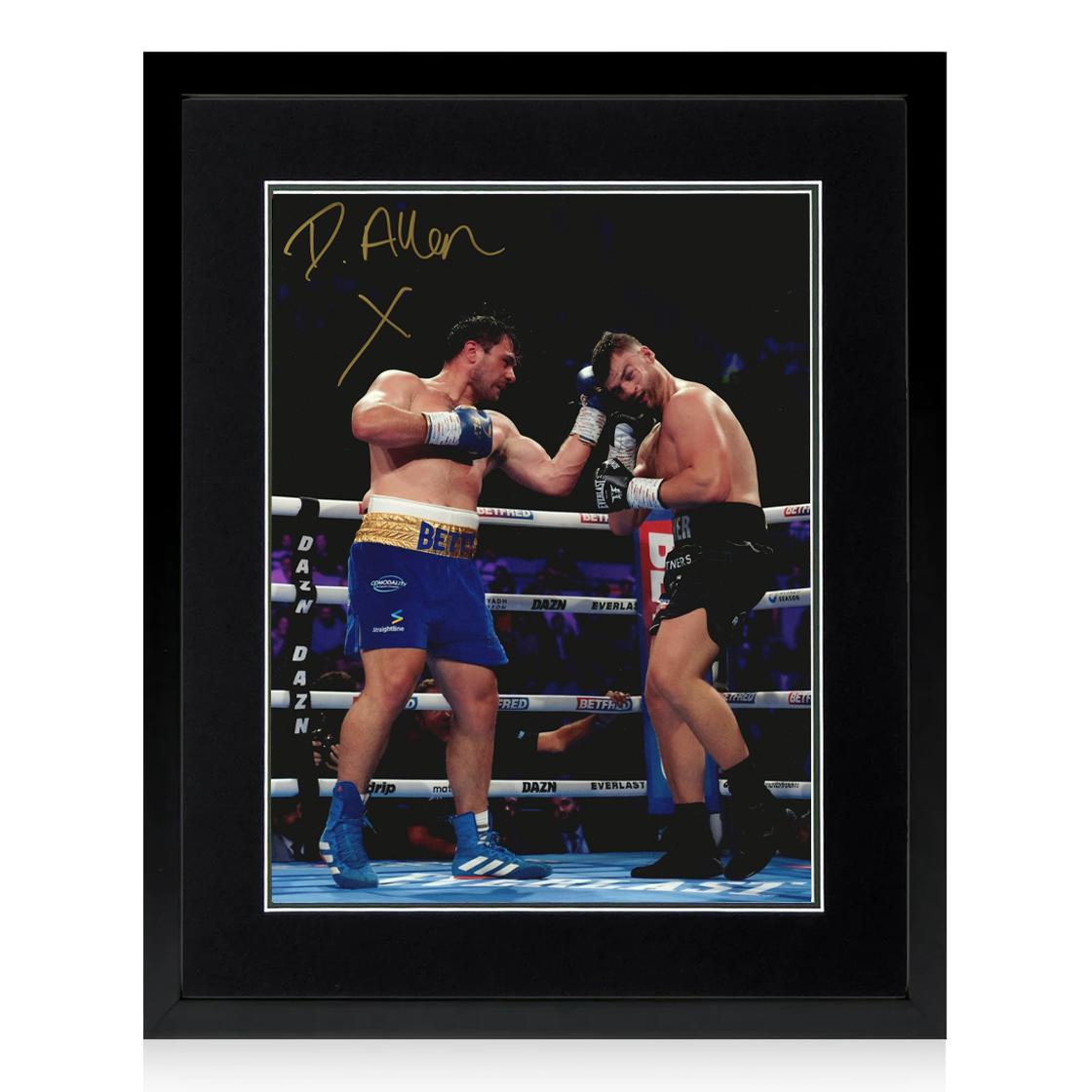 Dave Allen Signed Image Deluxe Mount Frame