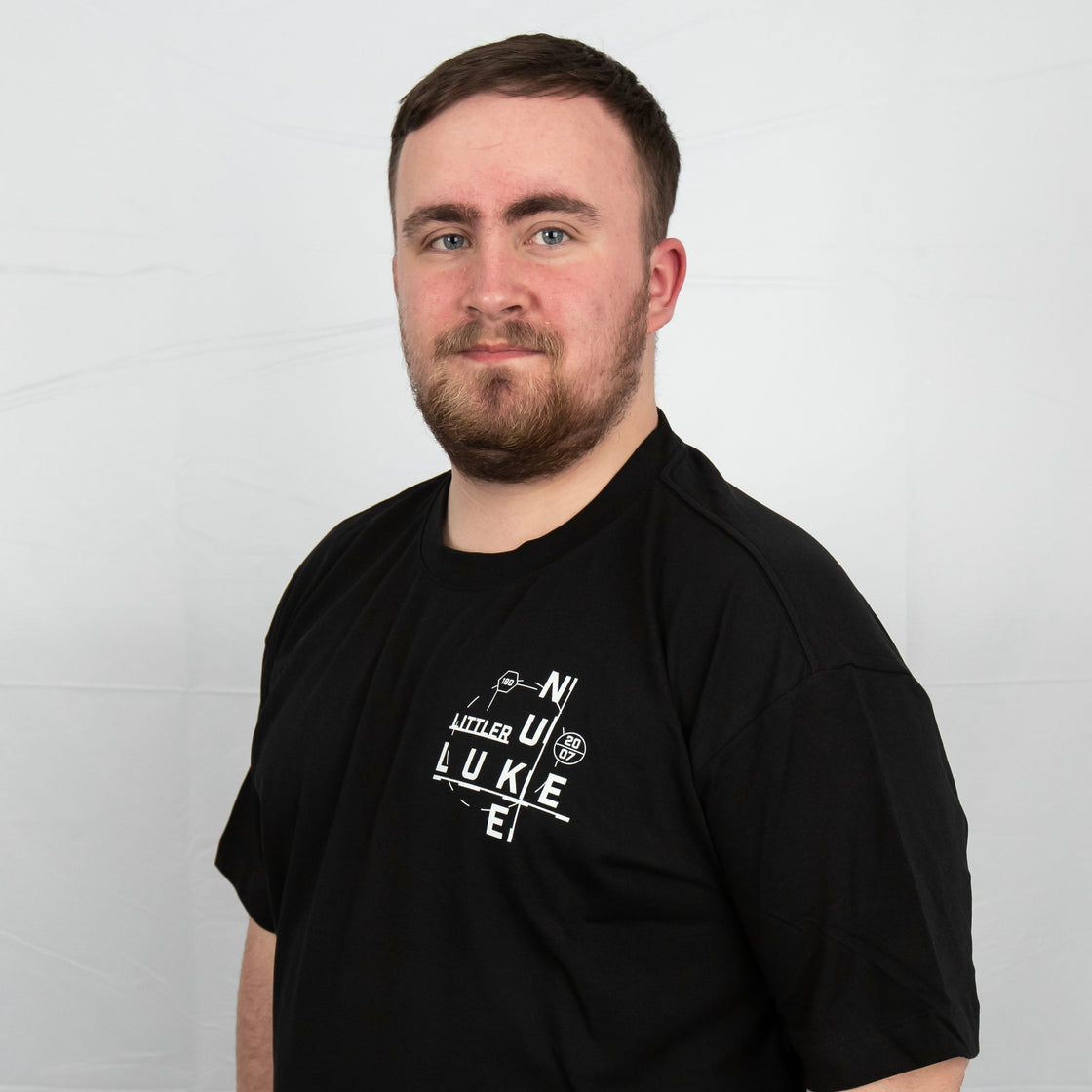 Luke Littler Blueprint T-Shirt - Black