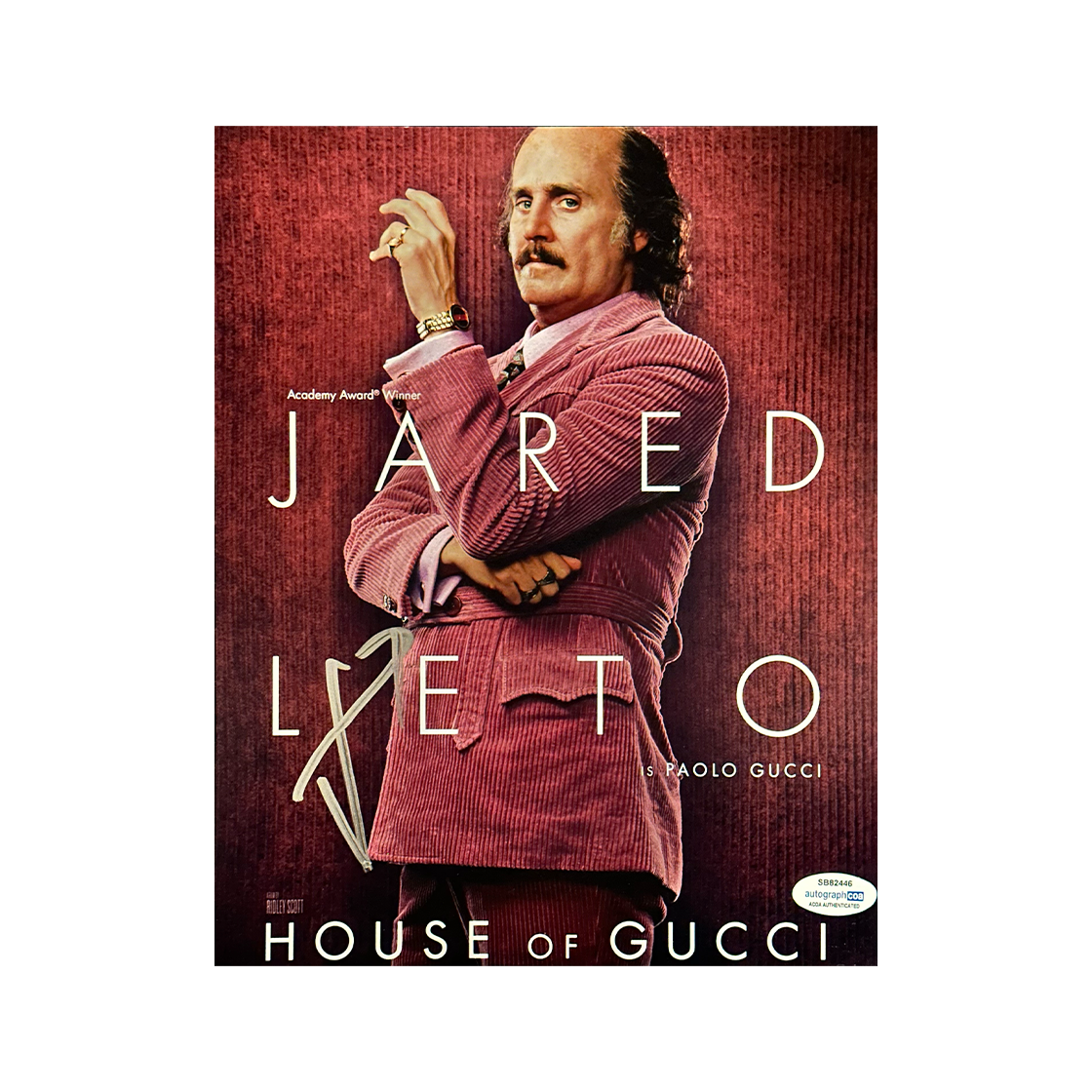 Jared Leto Signed House Of Gucci 10x8 Image ACOA The Fan Cave jared-leto-signed-house-of-gucci-10x8-image-acoa-the-fan-cave
