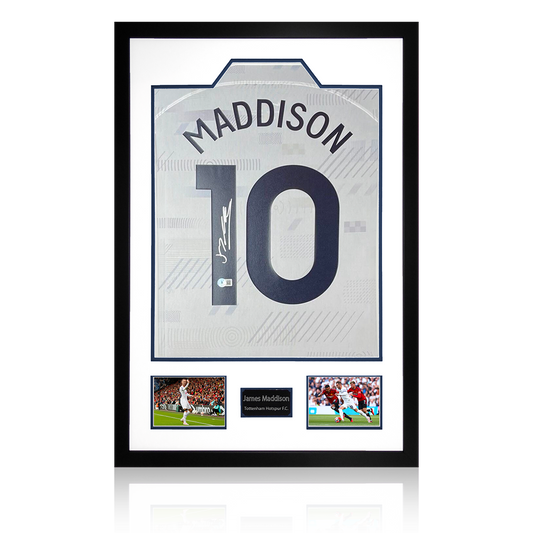 James Maddison Signed Tottenham Hotspur Display