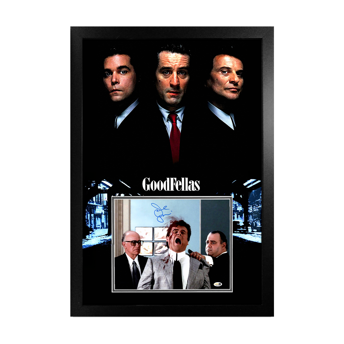 Joe Pesci Signed Goodfellas Image Premium Frame (JSA) – The Fan