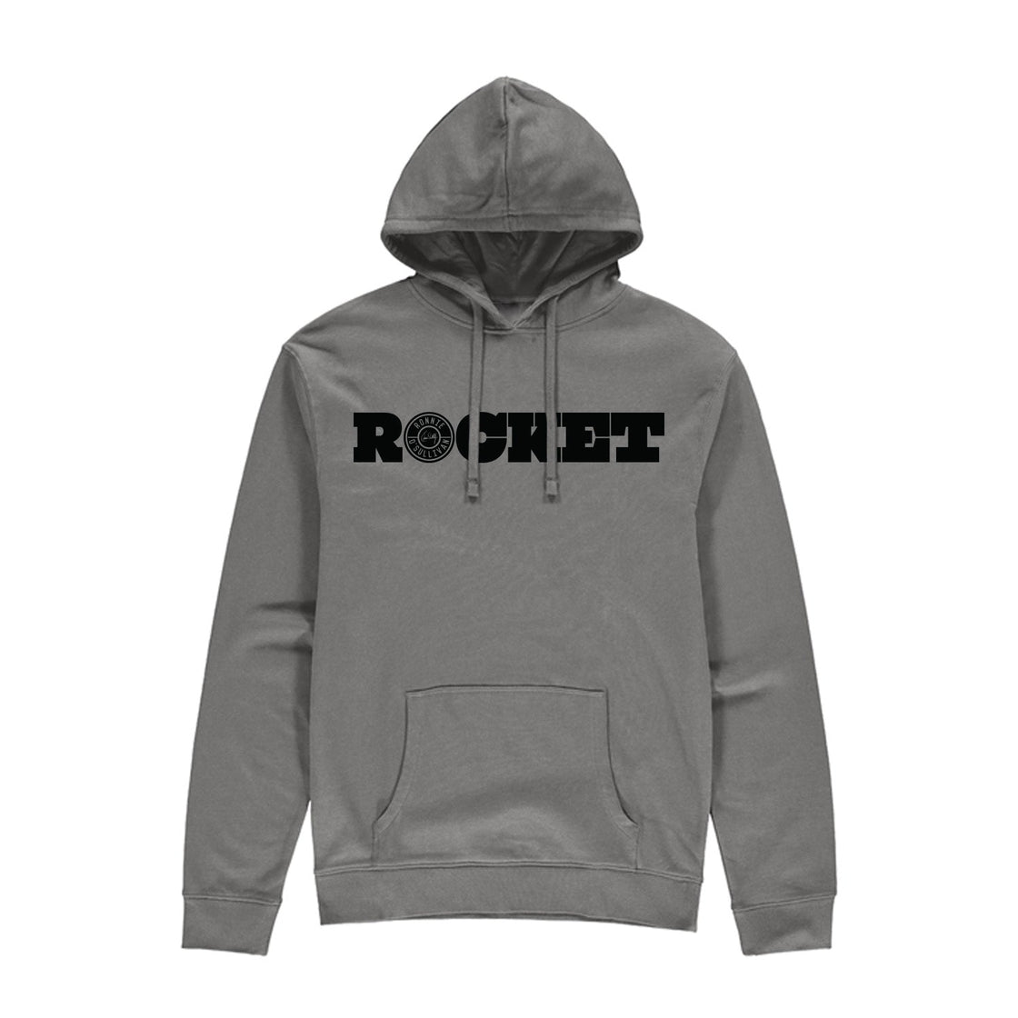 Rocket Retro Hoodie - Dark Grey