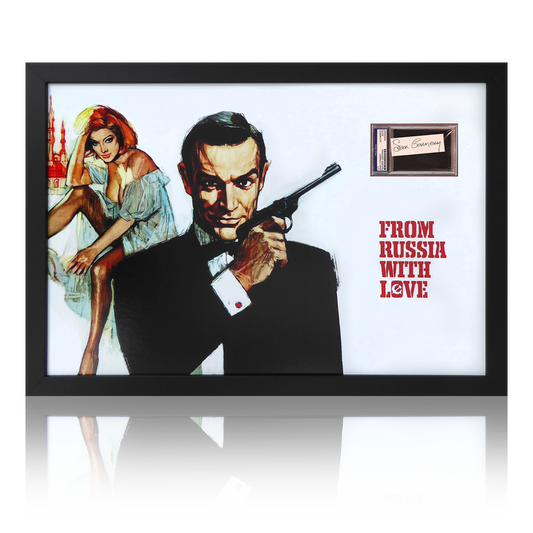 Sean Connery Signed James Bond 007 From Russia With Love Display (PSA)