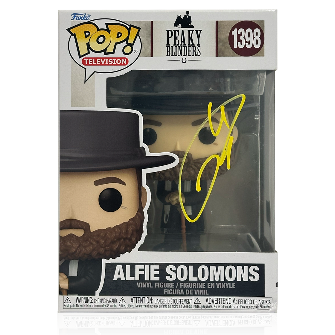 Tom Hardy Signed Alfie Solomons Funko Pop! #1 (AFTAL Authenticated)