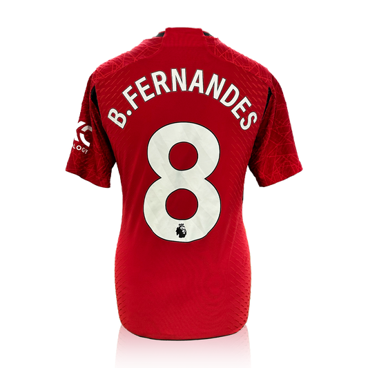 Bruno Fernandes Match Worn Manchester United Shirt