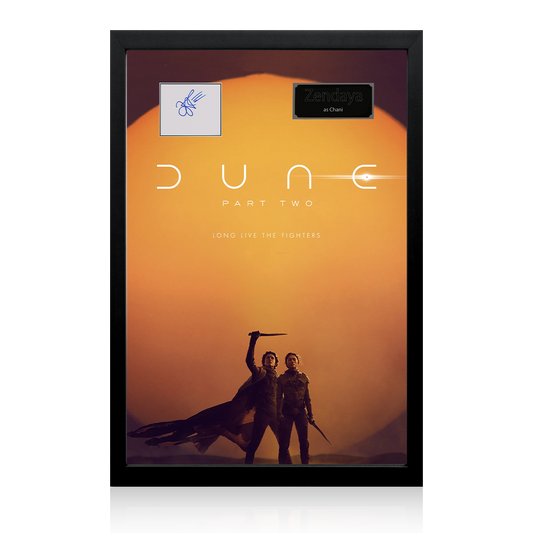 Zendaya Signed Dune: Part Two Display (JSA)