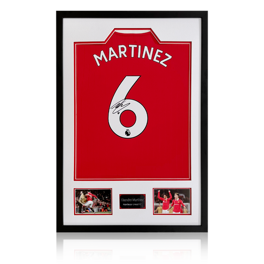Lisandro Martínez Signed Manchester United Display