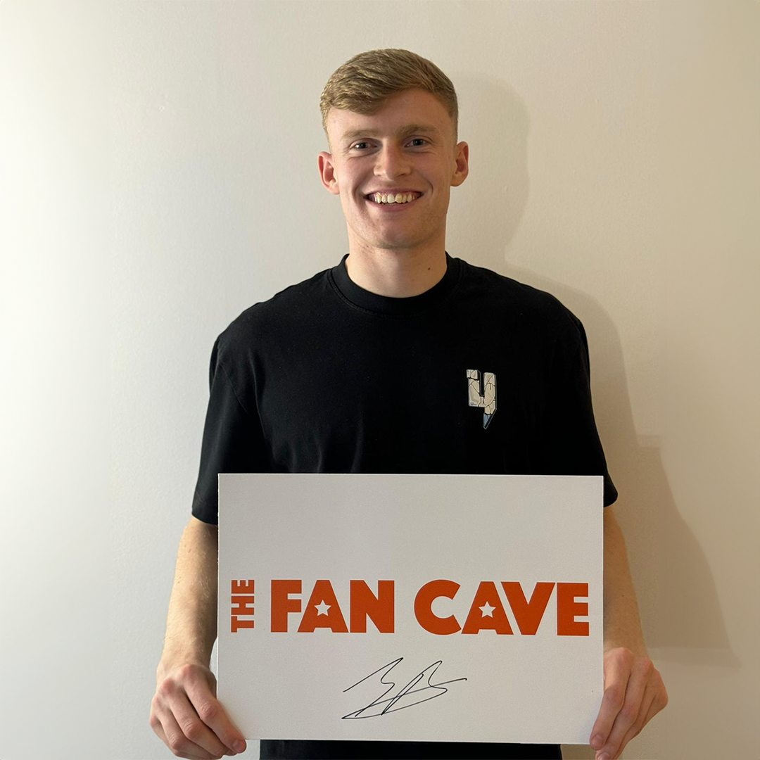 Jarrad Branthwaite Signs for The Fan Cave Memorabilia