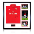 Sol Campbell Signed Arsenal 2009/10 Home Shirt Elite Frame