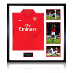 Sol Campbell Signed Arsenal 2009/10 Home Shirt Elite Frame