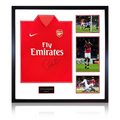 Sol Campbell Signed Arsenal 2009/10 Home Shirt Elite Frame