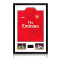 Sol Campbell Signed Arsenal 2009/10 Home Shirt Premium Frame
