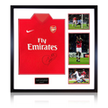 Sol Campbell Signed Arsenal 2009/10 Home Shirt Elite Frame