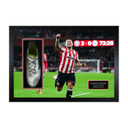 Gustavo Hamer Signed & Match-Worn Sheffield United Boot Iconic Frame