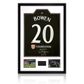 Jarrod Bowen Signed West Ham United 22/23 Third Shirt With Inscription Premium Frame