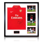 Sol Campbell Signed Arsenal 2009/10 Home Shirt Elite Frame