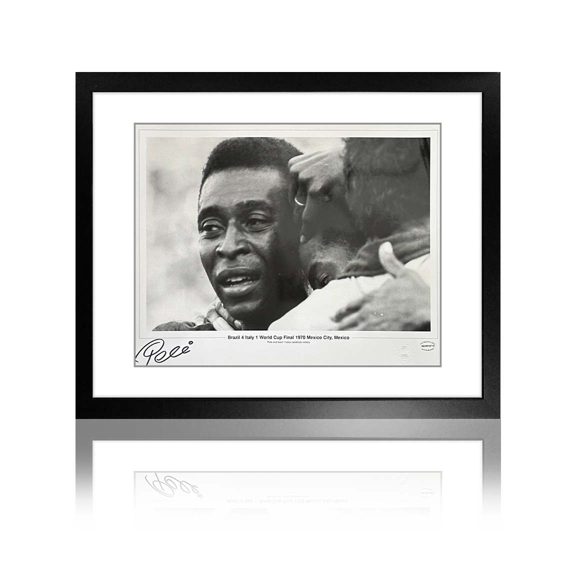 Pele Signed Brazil Deluxe Mount Display 21 of 100