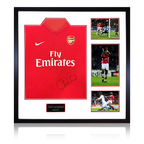 Sol Campbell Signed Arsenal 2009/10 Home Shirt Elite Frame