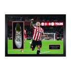 Gustavo Hamer Signed & Match-Worn Sheffield United Boot Iconic Frame