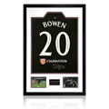 Jarrod Bowen Signed West Ham United 22/23 Third Shirt Premium Frame