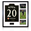 Jarrod Bowen Signed West Ham United 22/23 Third Shirt Elite Frame