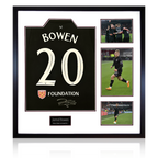 Jarrod Bowen Signed West Ham United 22/23 Third Shirt Elite Frame