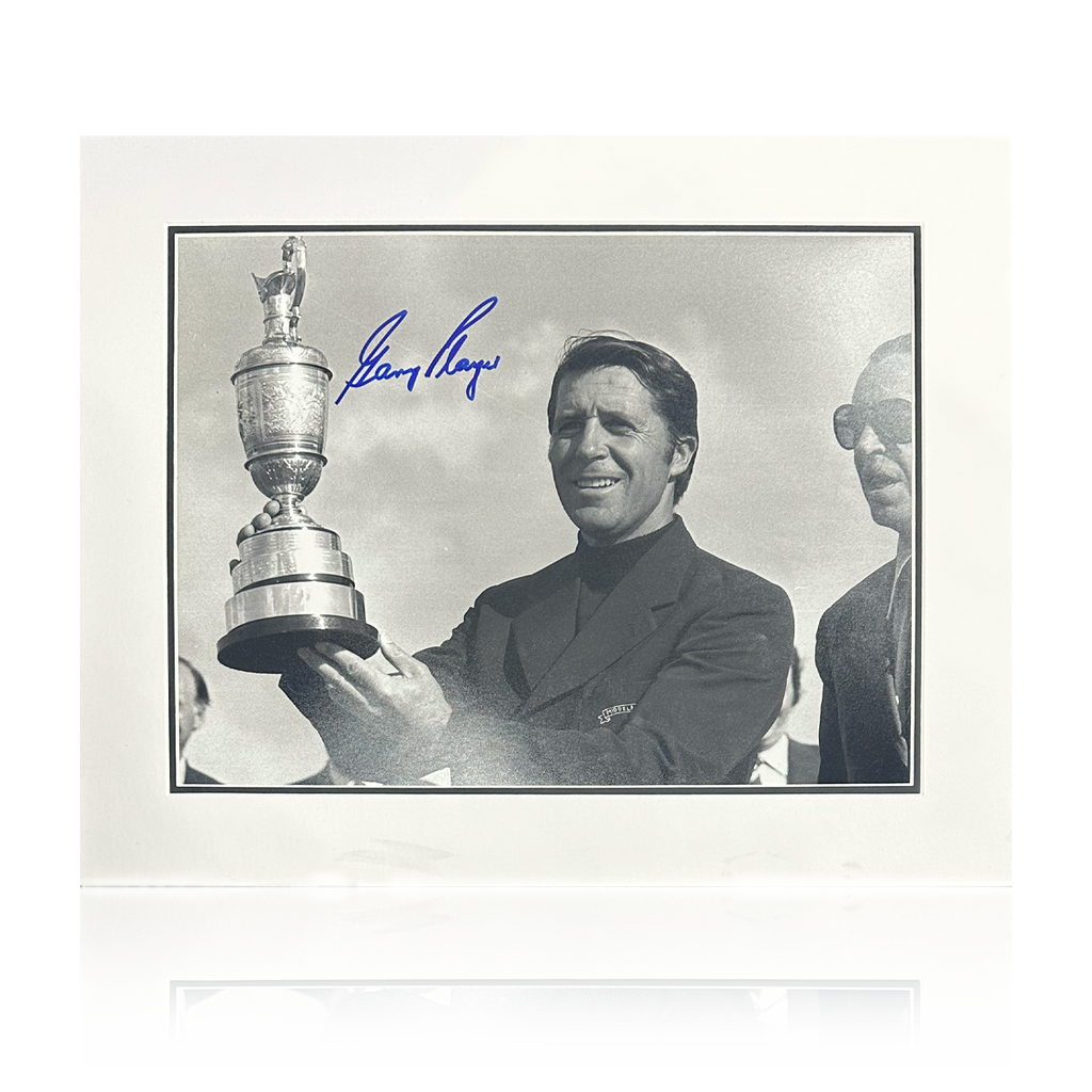 Gary Player Signed 16x12 Image Deluxe Mount