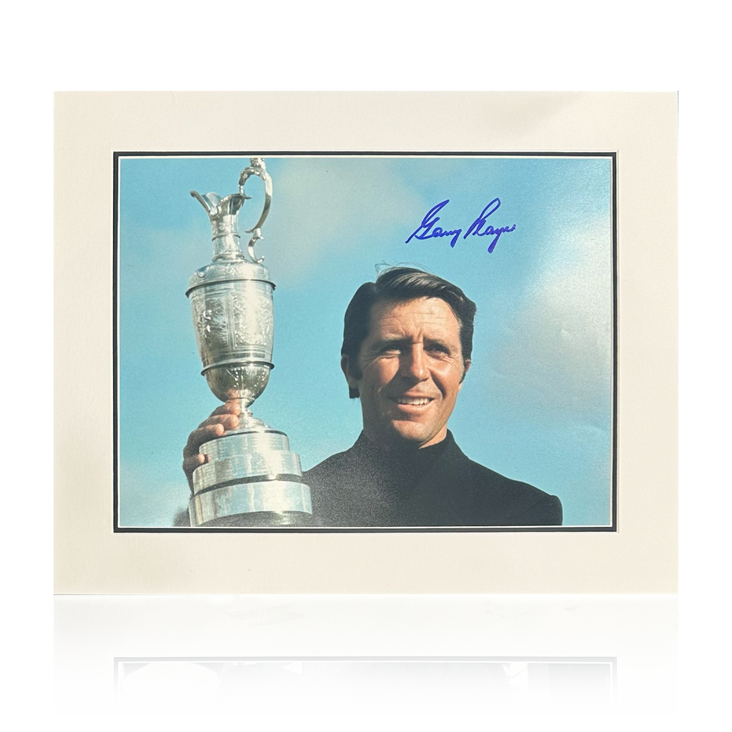 Gary Player Signed 16x12 Image Deluxe Mount
