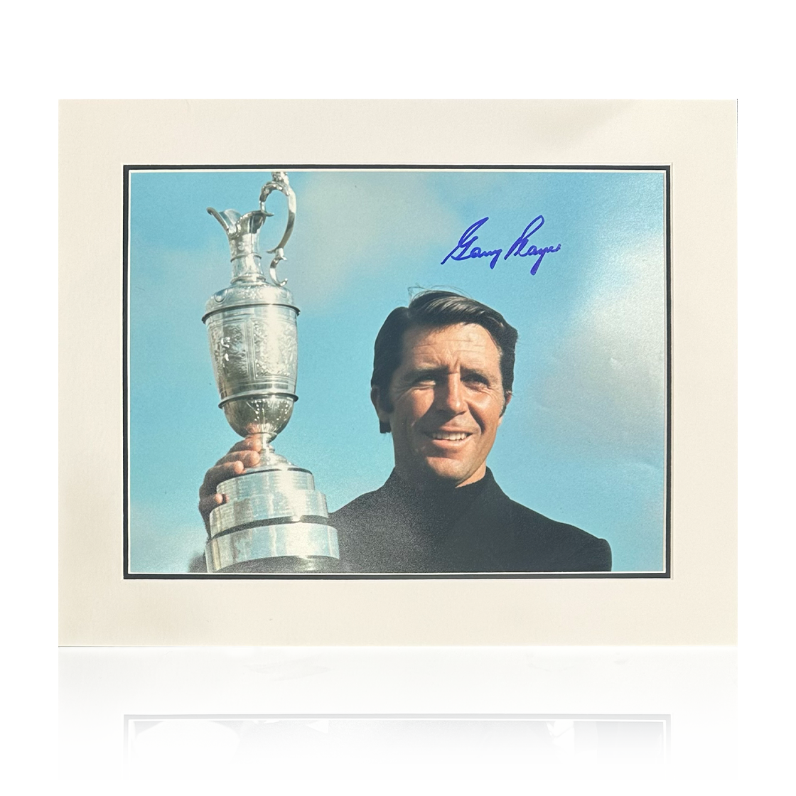 Gary Player Signed 16x12 Image Deluxe Mount