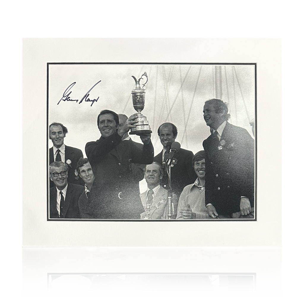 Gary Player Signed 16x12 Image Deluxe Mount