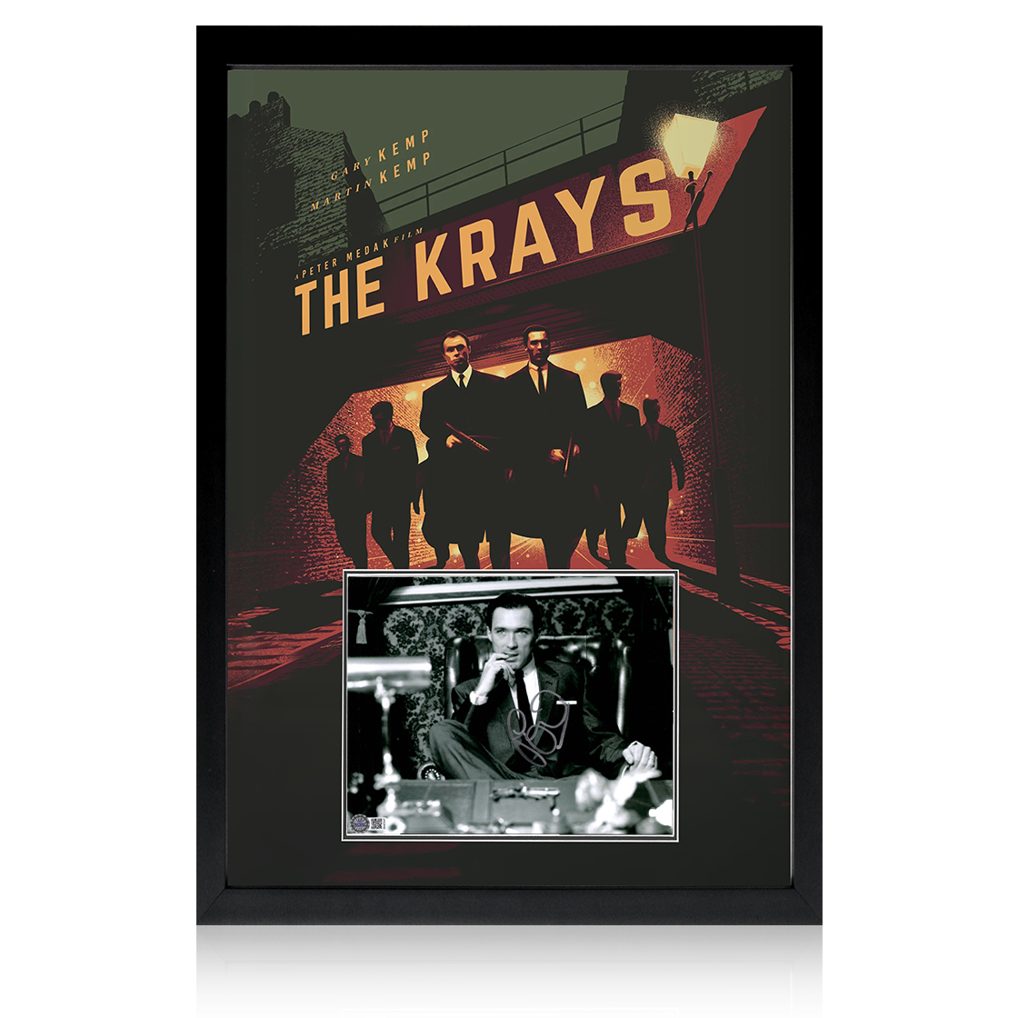 Martin Kemp Signed The Krays Image Iconic Frame (AFTAL Authentication)