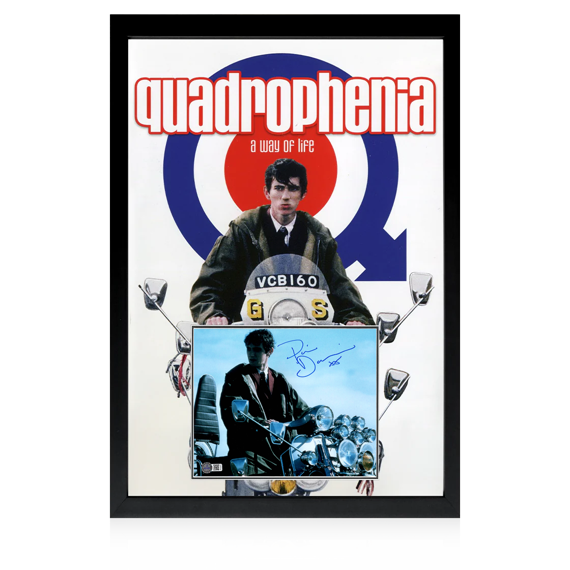 Phil Daniels Signed Quadrophenia Image Iconic Frame (AFTAL Authentication)