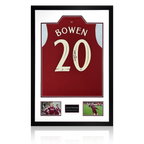 Jarrod Bowen Signed West Ham United 22/23 Home Shirt Premium Frame