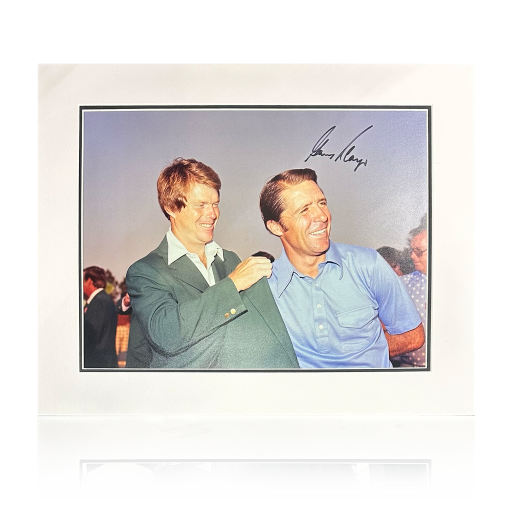 Gary Player Signed 16x12 Image Deluxe Mount