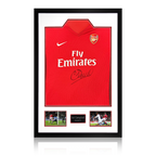 Sol Campbell Signed Arsenal 2009/10 Home Shirt Premium Frame