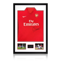 Sol Campbell Signed Arsenal 2009/10 Home Shirt Premium Frame