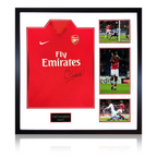 Sol Campbell Signed Arsenal 2009/10 Home Shirt Elite Frame