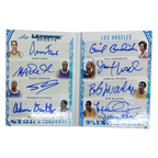Leaf Los Angeles Storybook Franchise Jerry West, Magic Johnson, Shaquille O'Neal, Adrian Dantley, Gail Goodrich, Jamaal Wilkes, Bob McAdoo & Michael Cooper 3/5