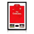 Sol Campbell Signed Arsenal 2009/10 Home Shirt Premium Frame