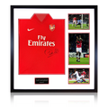 Sol Campbell Signed Arsenal 2009/10 Home Shirt Elite Frame