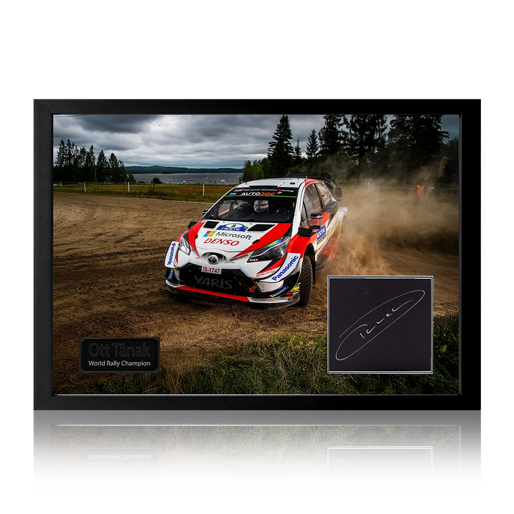 Ott Tanak Signed Rally Toyota Yaris WRC Iconic Frame #2