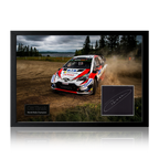 Ott Tanak Signed Rally Toyota Yaris WRC Iconic Frame #2