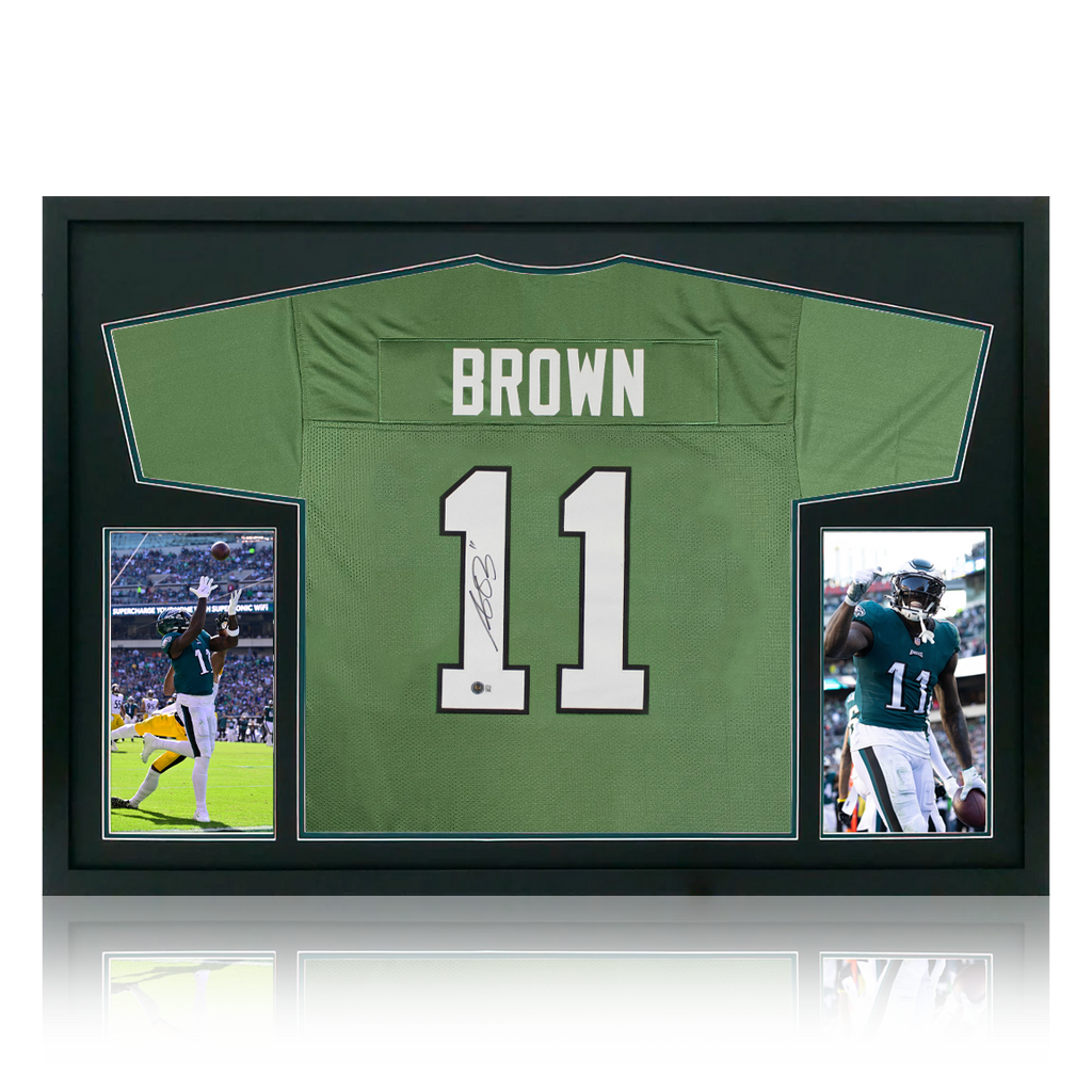 A.J. Brown Signed Philadelphia Eagles Jersey Ultra Premium Frame (Beckett)